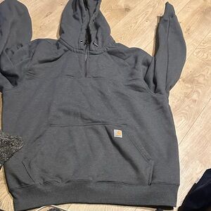 Carhartt Men's Dark Gray Rain Defender Hoodie